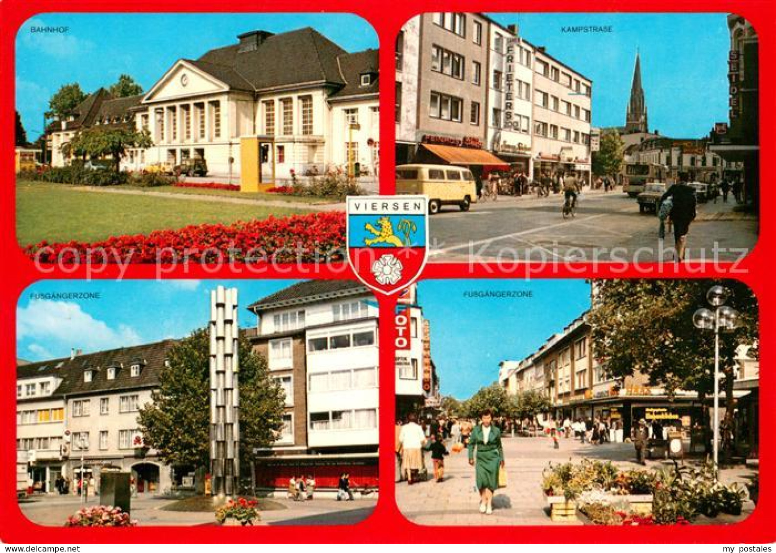 Viersen Bahnhof Kampstrasse Innenstadt Fussgaengerzone