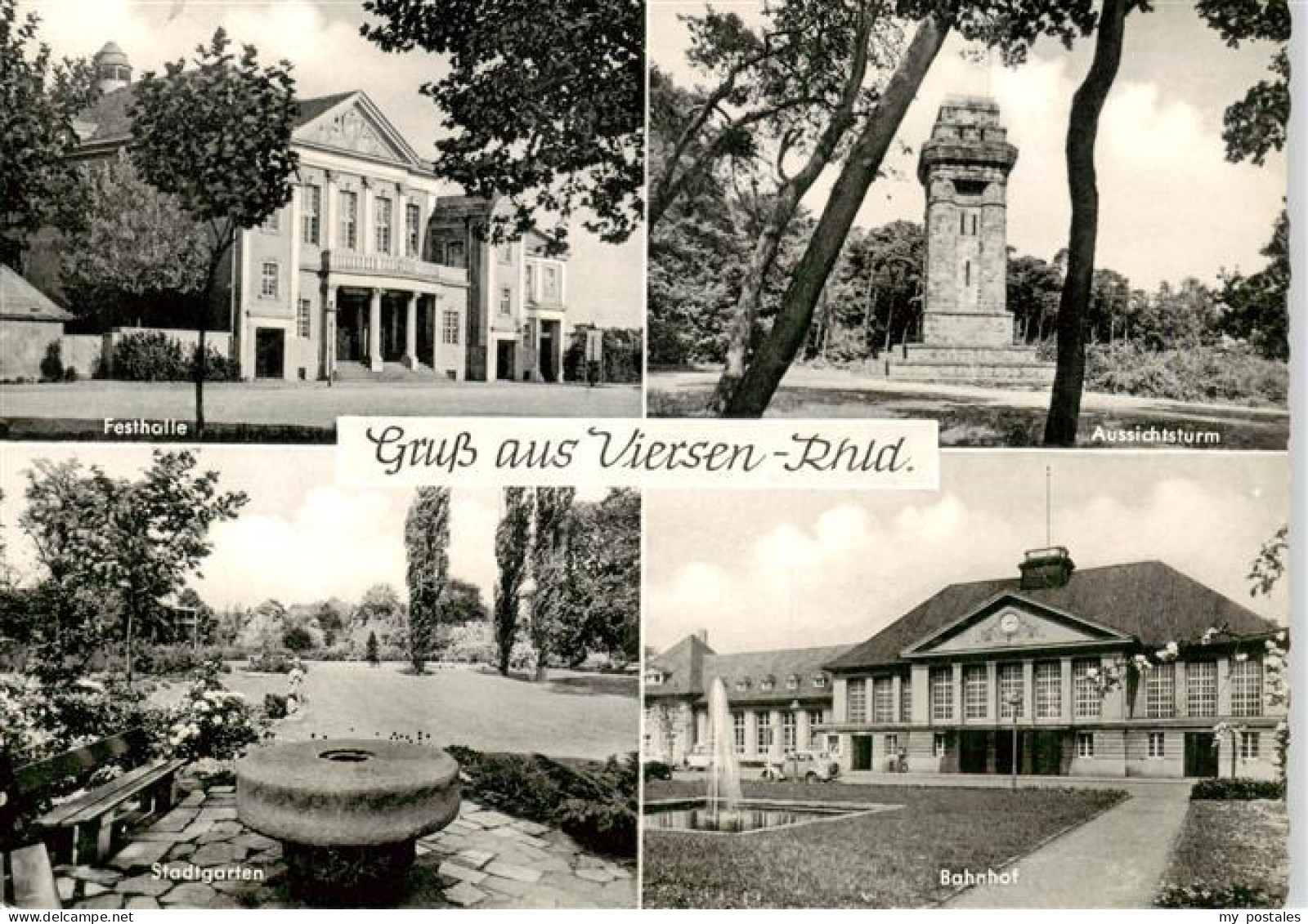Viersen Festhalle Aussichtsturm Stadtgarten Bahnhof