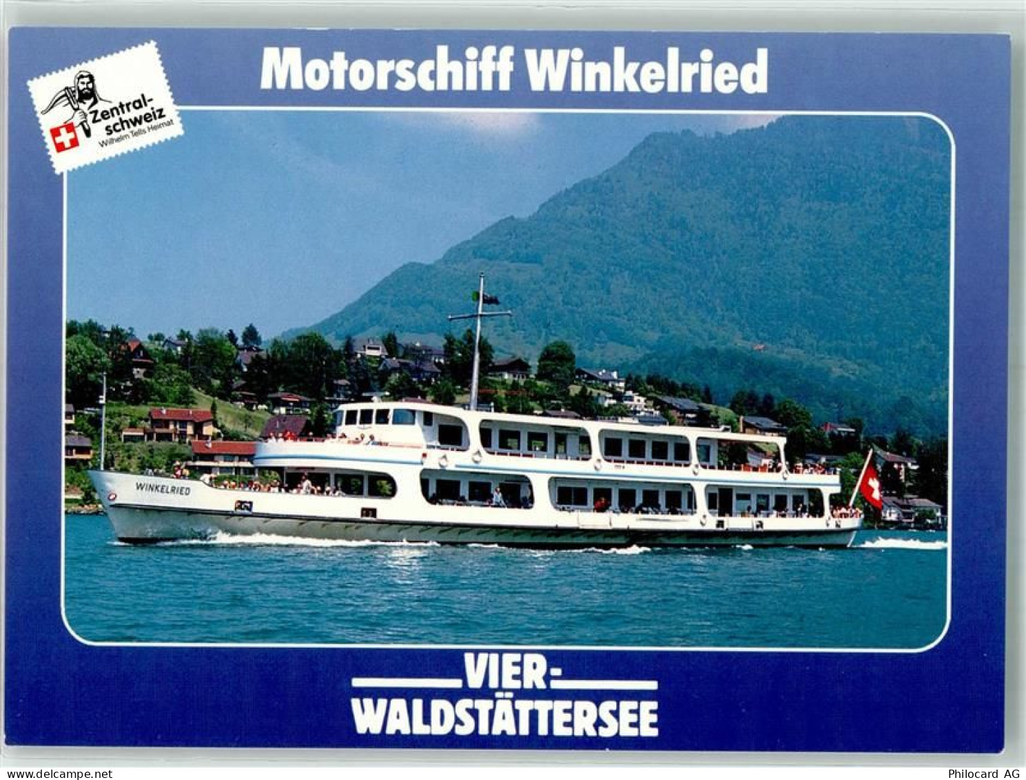 Vierwaldstättersee Motorschiff Winkelried Binnenschiff - 39701585
