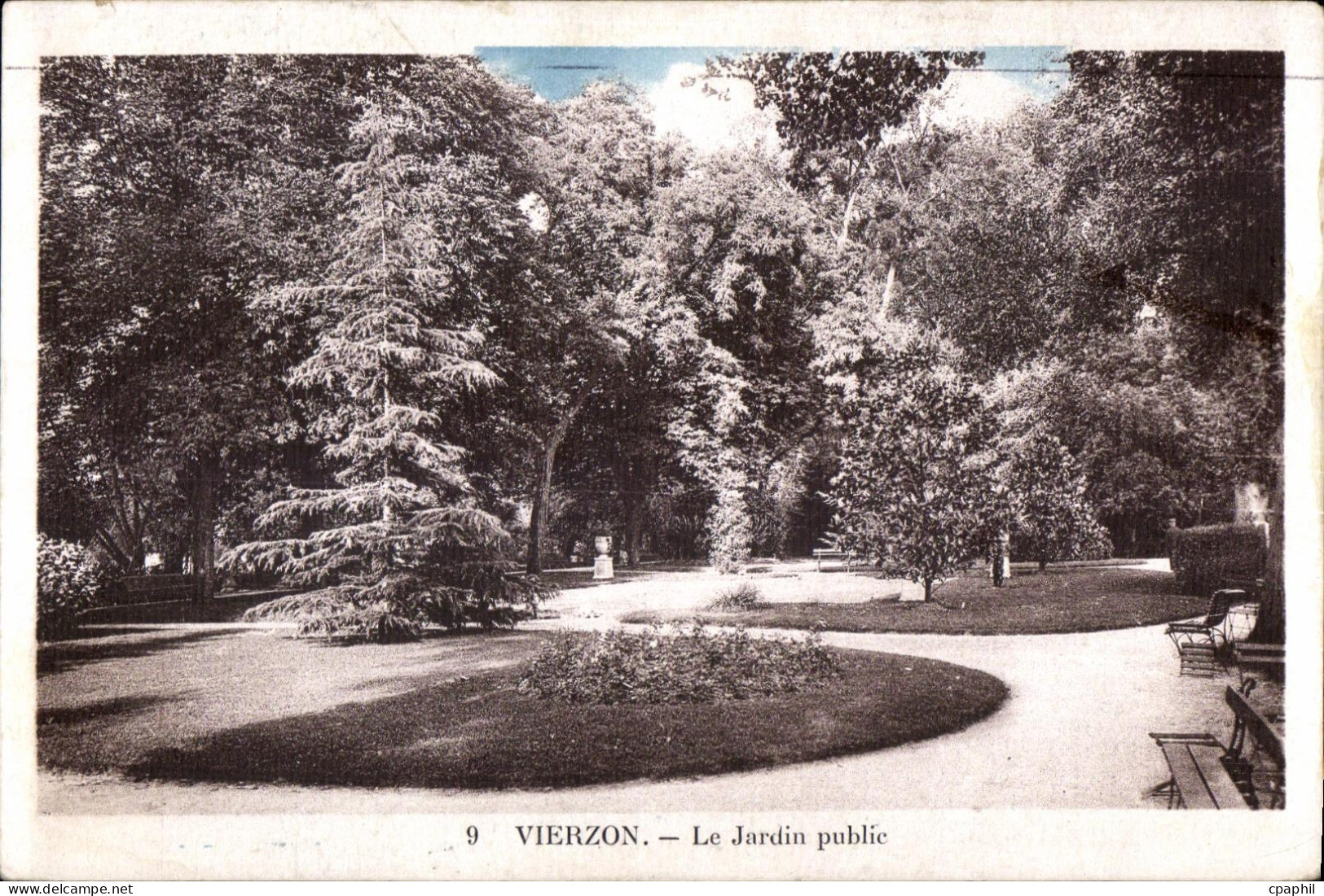 Vierzon - Le Jardin Public - CPA