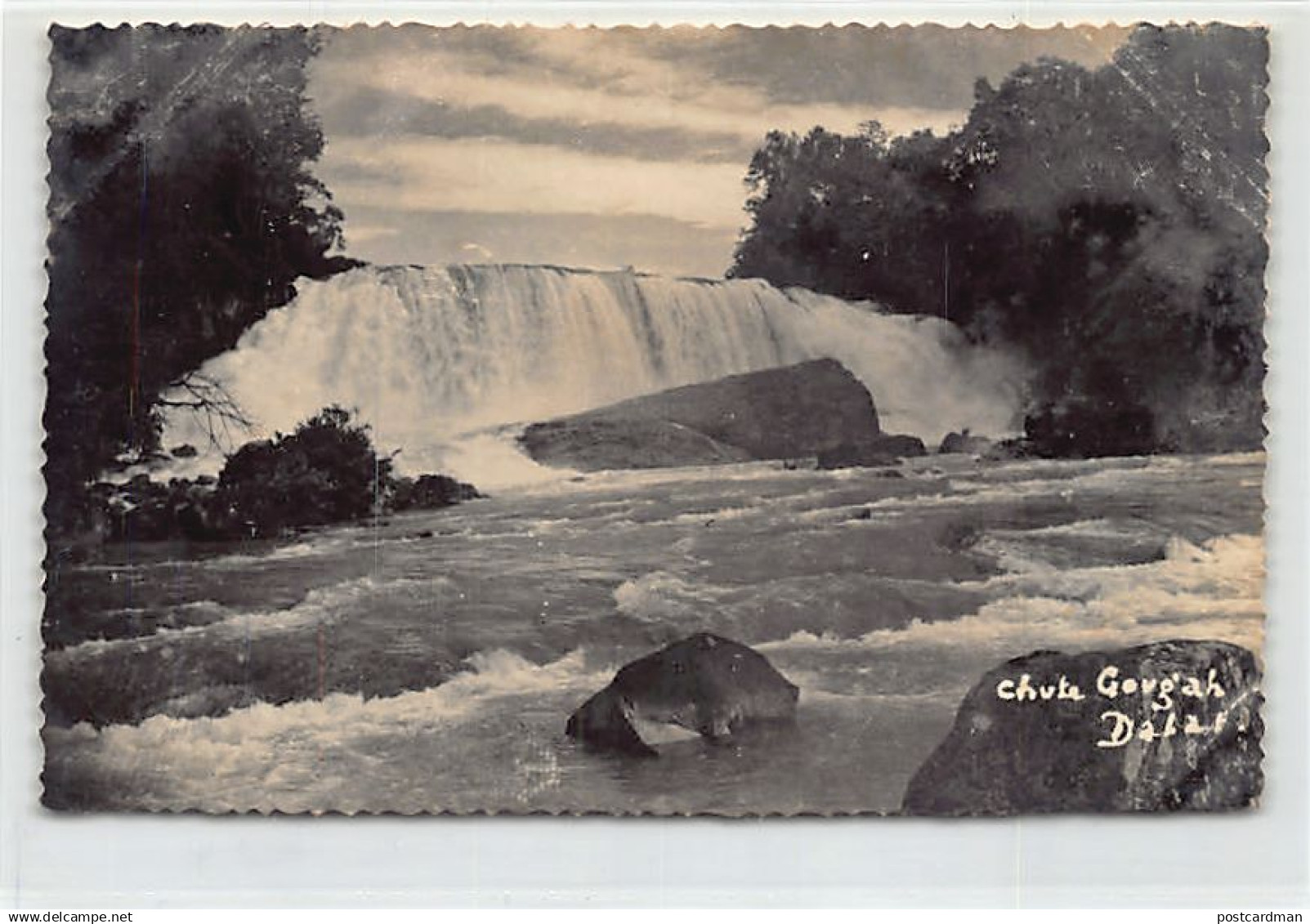 Viet-Nam - DALAT - Chute d'eau Gougah - CARTE PHOTO