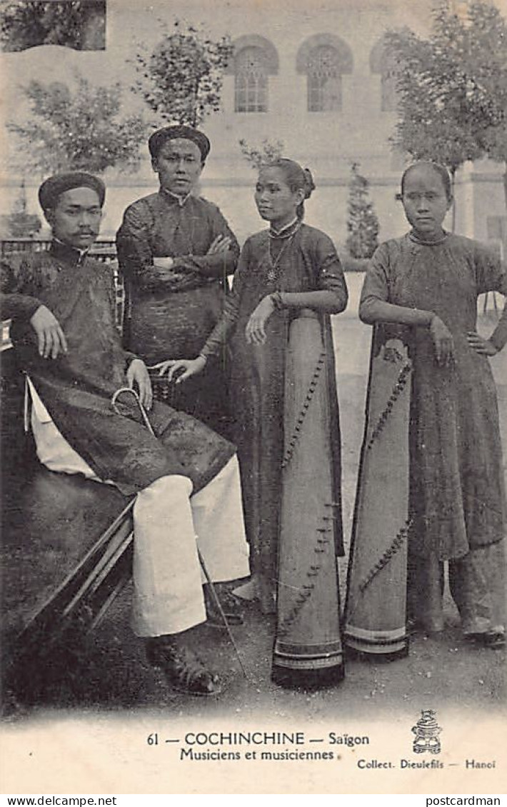 Viet Nam - SAÏGON - Musiciens et musiciennes - Ed. P. Dieulefils 61