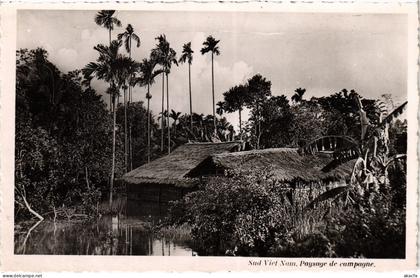 CPA VIETNAM - Sud Vietnam. Paysage de campagne (94509)