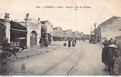Viet Nam - HANOI - Marché - Rue du charbon - Ed. P. Dieulefils 3066