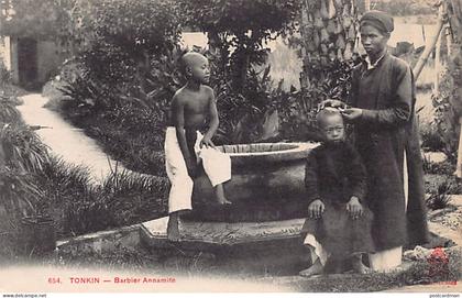 Viet Nam - TONKIN - Barbier annamite - Ed. P. Dieulefils 654