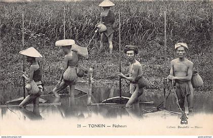 Viet Nam - TONKIN - Pêcheurs - Ed. P. Dieulefils 28