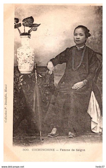 Vietnam - Cochinchine - Saïgon - Femme