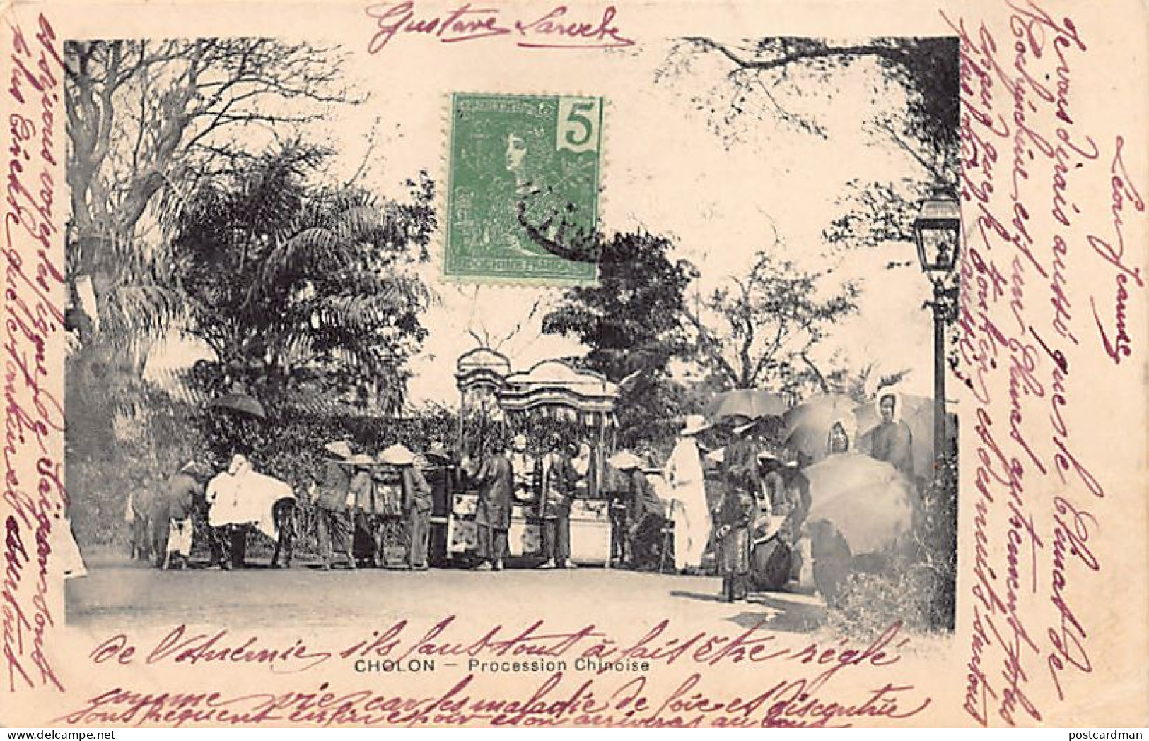 Vietnam - CHOLON - Procession chinoise - Ed. inconnu