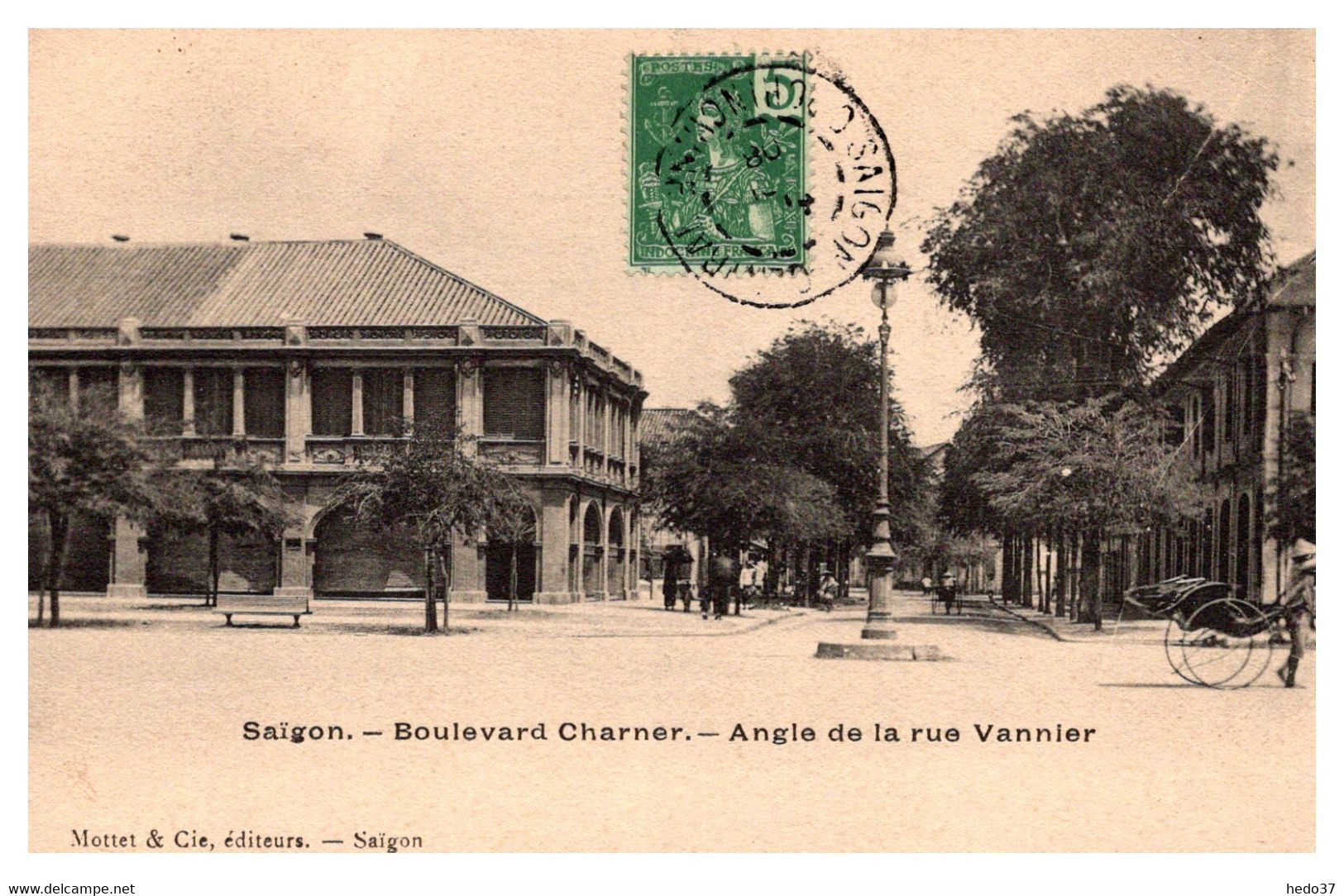 Vietnam - Cochinchine - Saïgon - Boulevard Charner