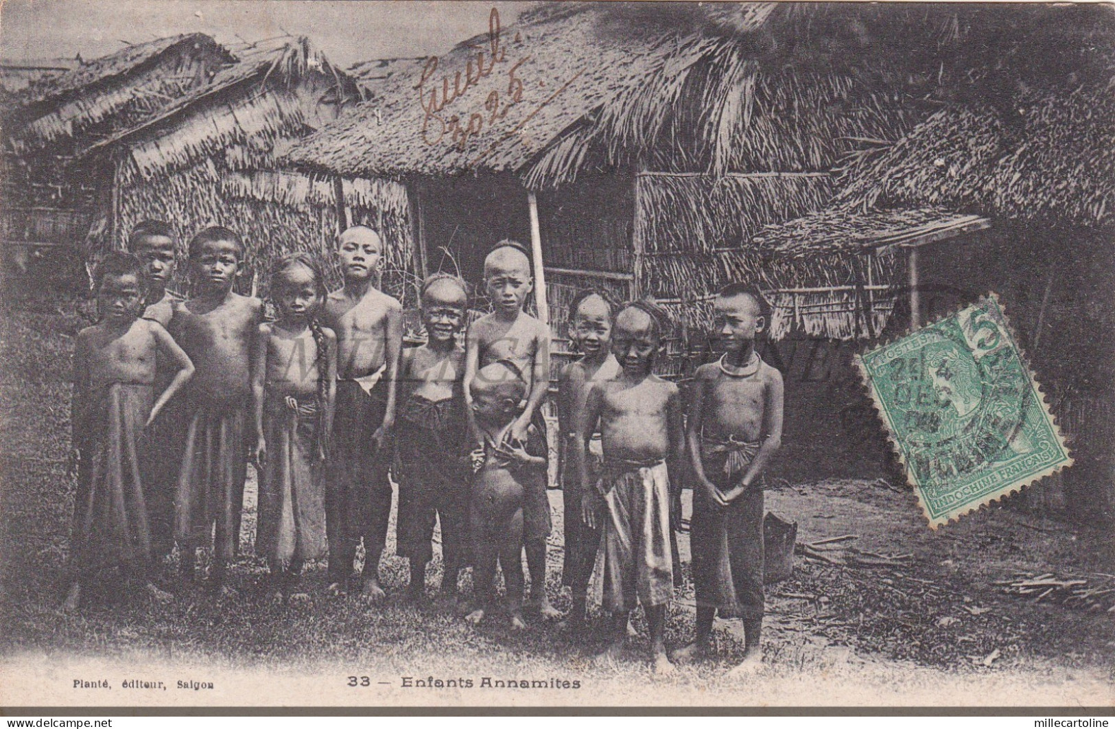 VIETNAM - Enfants Annamites, Postcard 1903