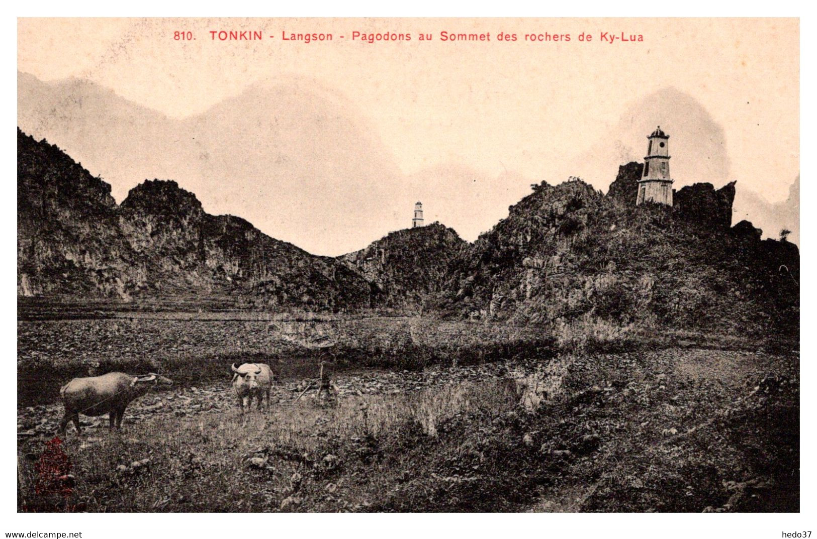 Vietnam - Indochine - Tonkin - Langson - Pagodons