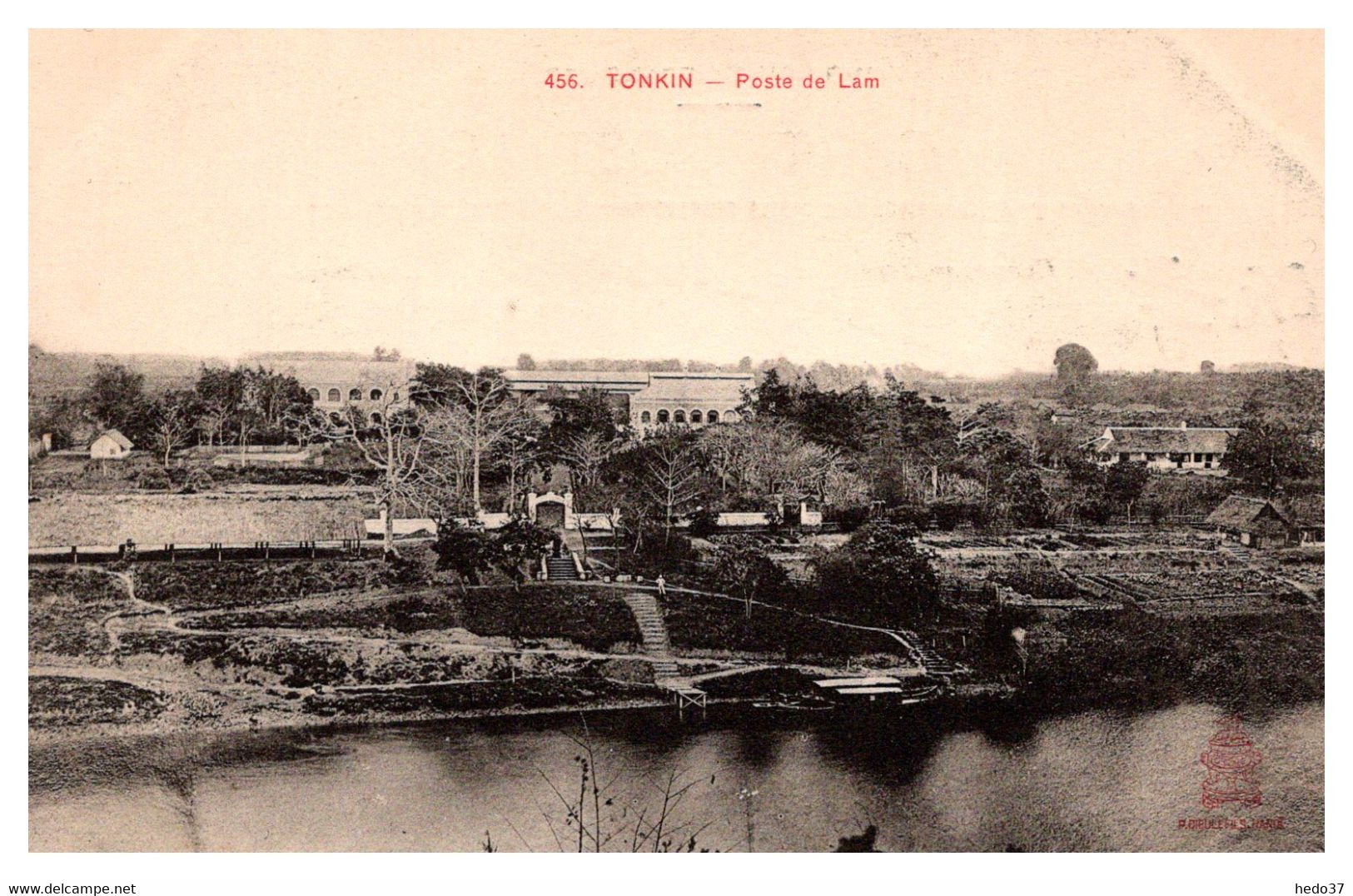 Vietnam - Indochine - Tonkin - Poste de Lam