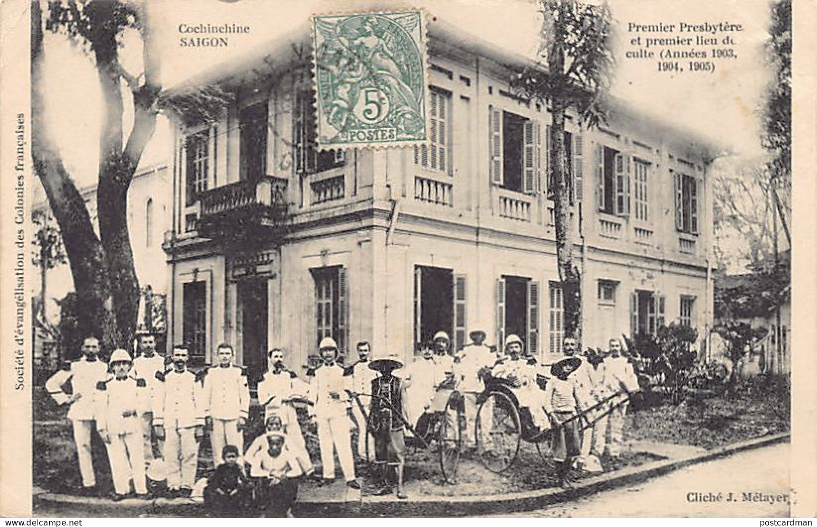 Vietnam - SAIGON - Le premier presbytère et le premier lieu de culte protestant de 1903 à 1905 - Ed. Société d'vangélisa