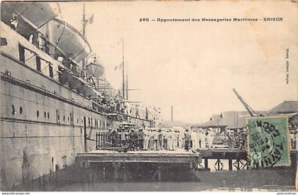 Viet-Nam - SAIGON - Appontement des Messageries Maritimes - Ed. Planté 255