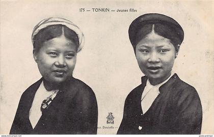 Viet Nam - TONKIN - Jeunes filles - Ed. P. Dieulefils 175