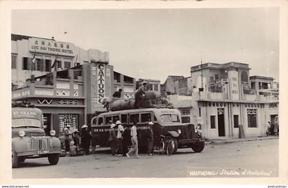 Vietnam - HAIPHONG - La station d'autobus