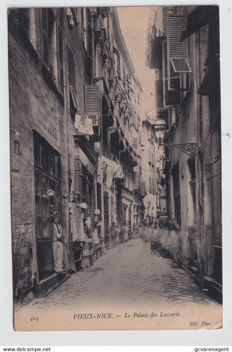 VIEUX NICE  LE PALAIS DES LASCARIS