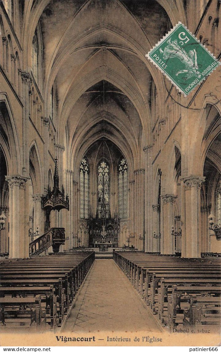 vignacourt interieur de l'eglise