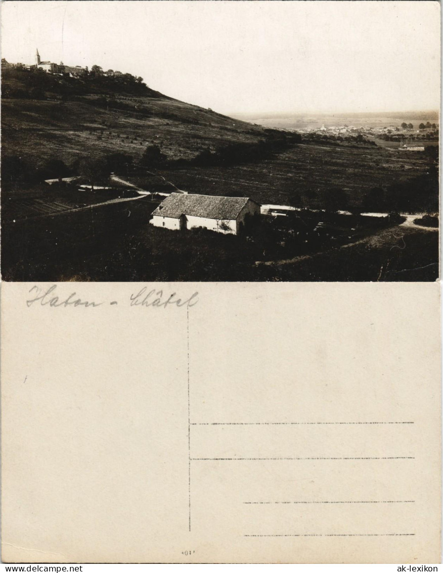 Vigneulles-lès-Hattonchâtel Stadtpartie Gehöft und Schloß 1913 Privatfoto