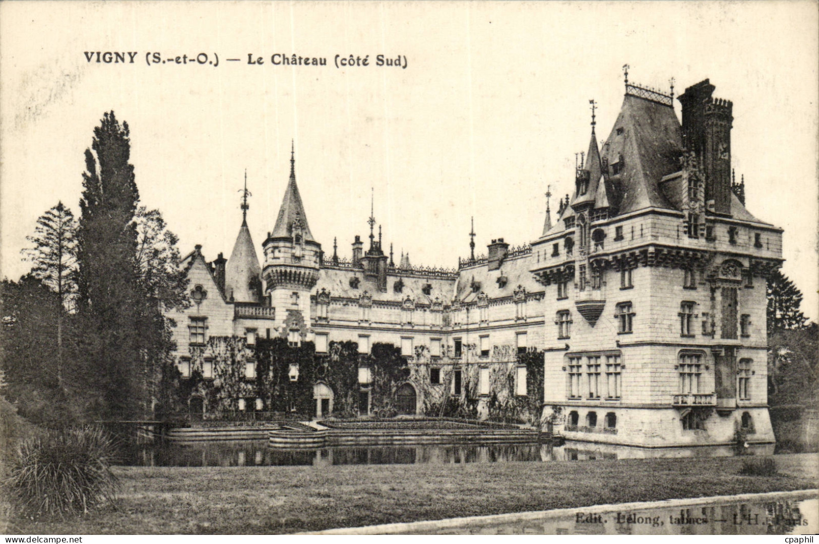 Vigny CPA Le chateau (cote sud)