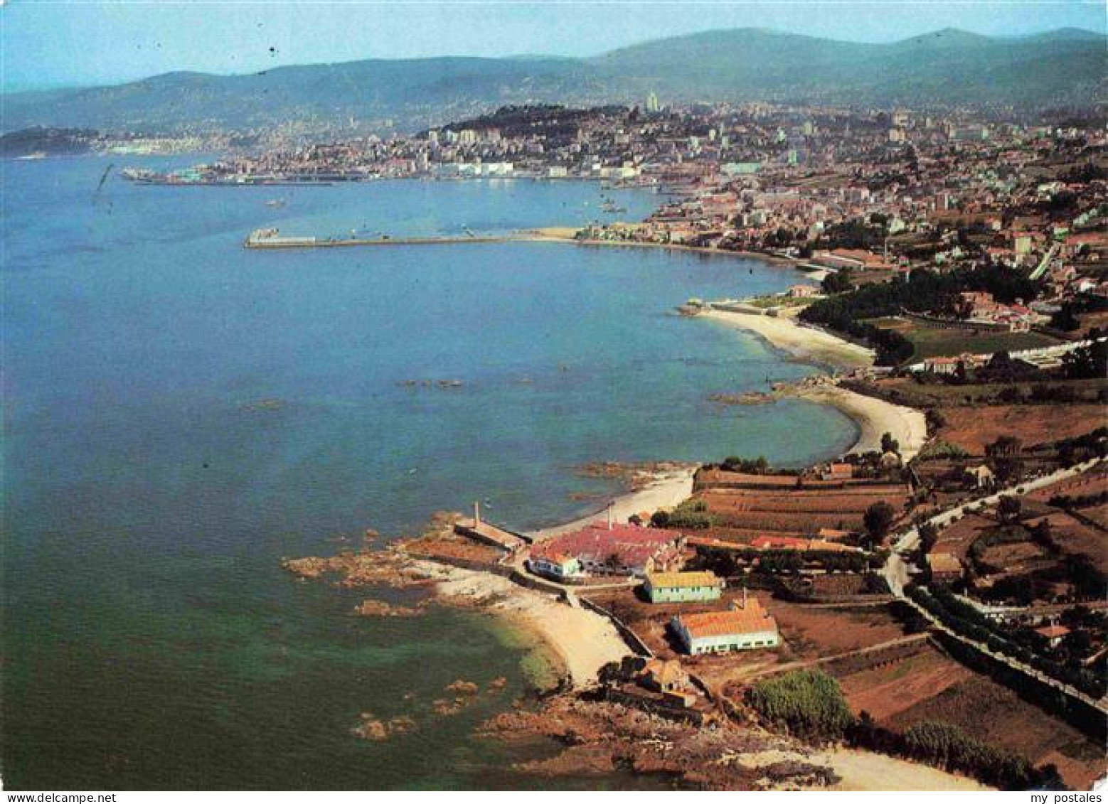 VIGO Galicia ES Fliegeraufnahme