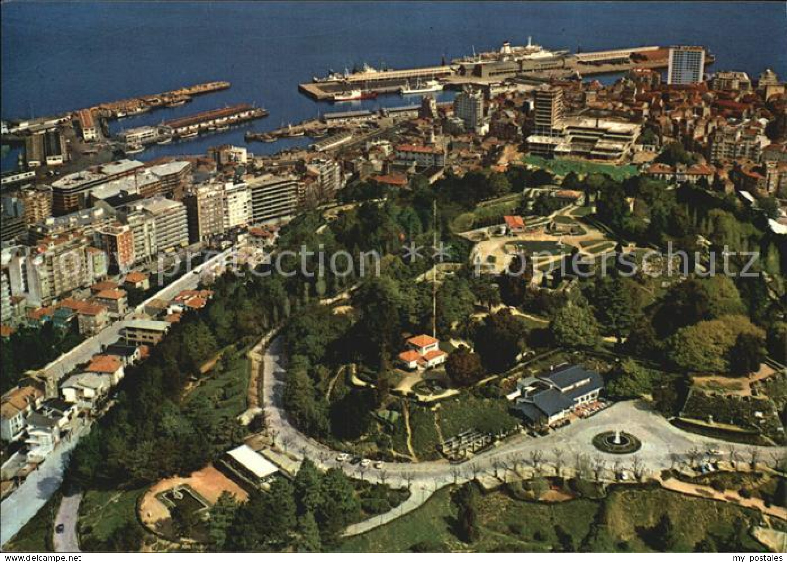 Vigo Galicia Espana Luftbild