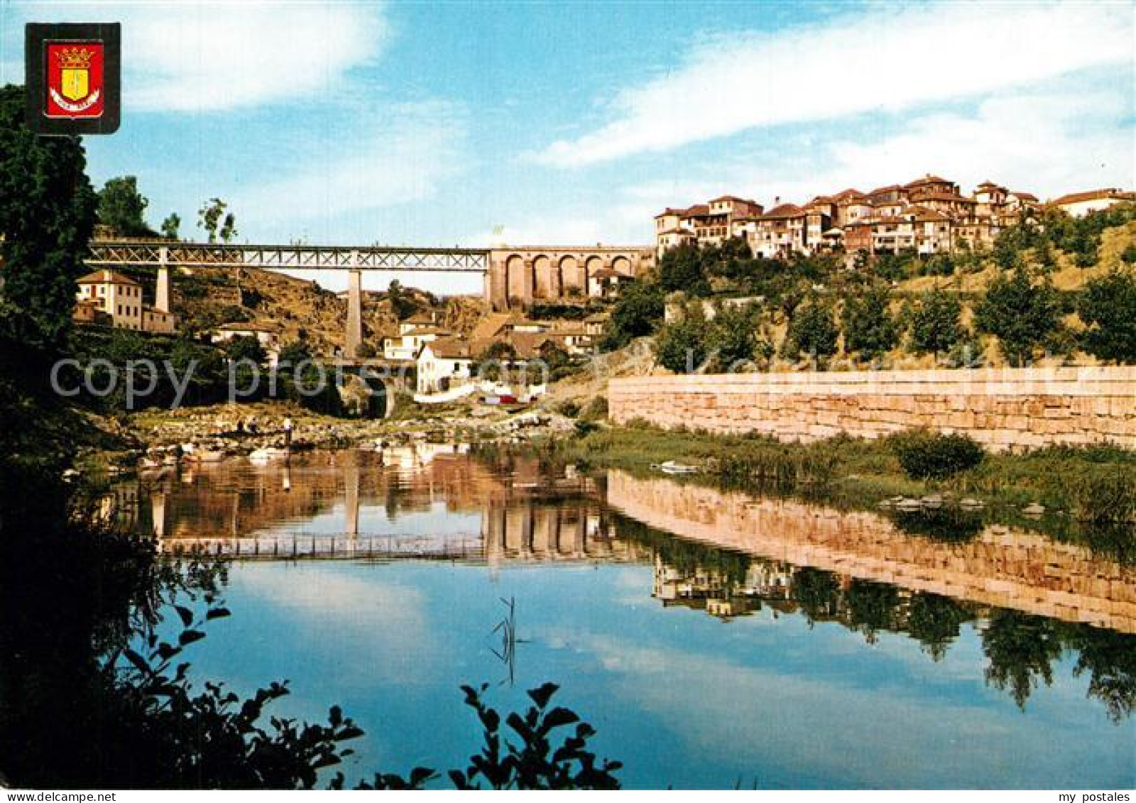 Vila Real Ponte sobre e Rio Corgo Vista Parcial da Cidade