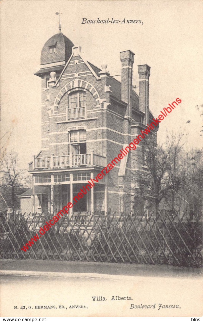 Villa Alberta - Bouchout-lez-Anvers - Boulevard Janssen - G. Hermans - Boechout