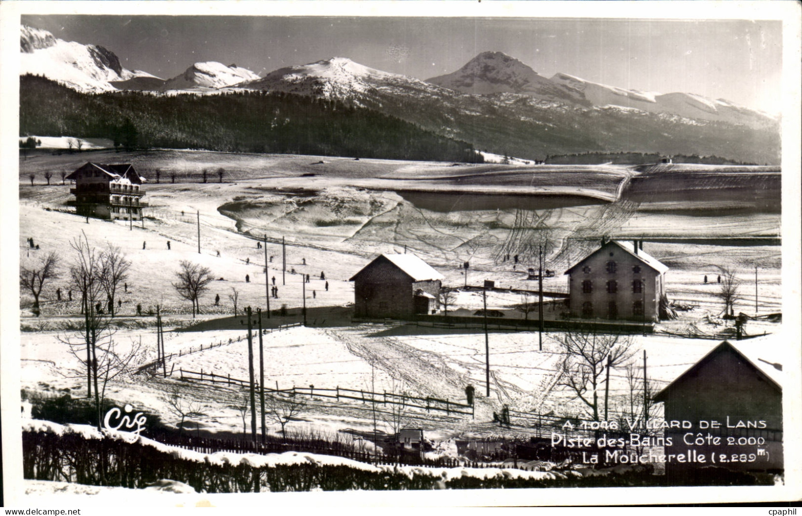 Villard de Lans - Piste des Bains - La Moucherelle - CPSM