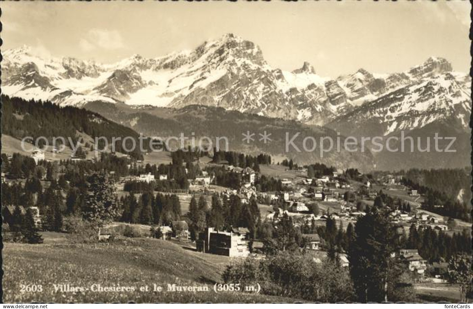 Villars Chesieres et le Muveran