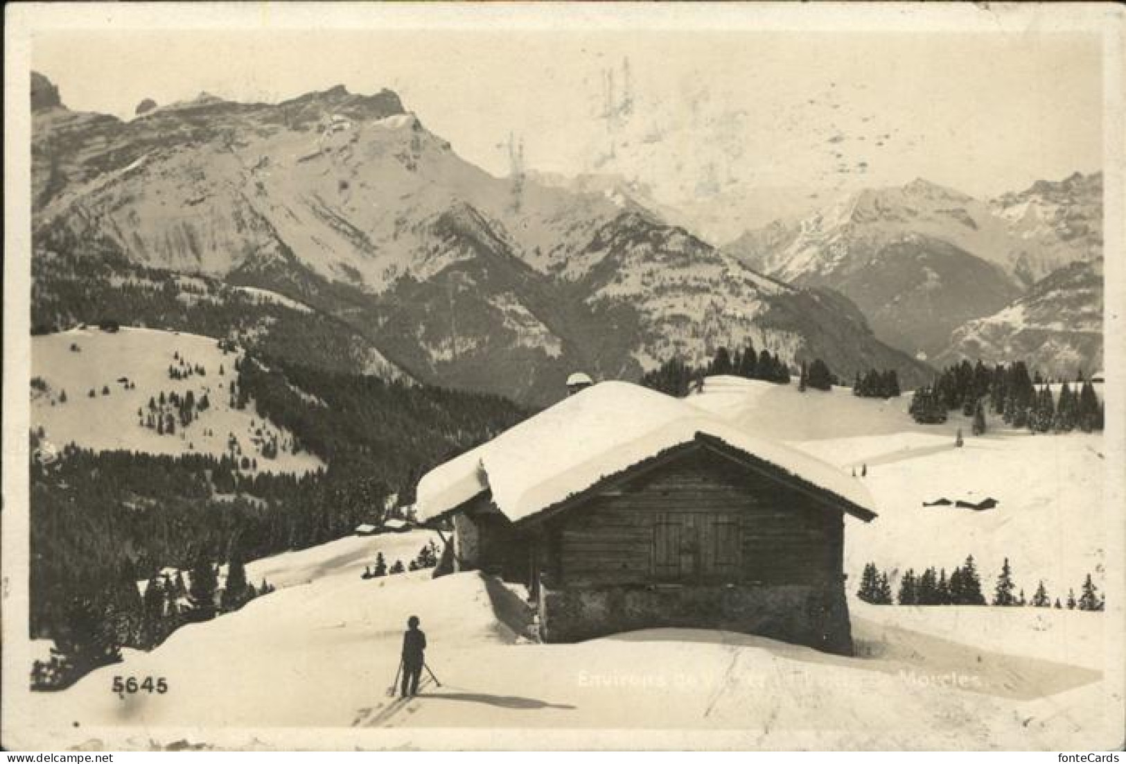 Villars  Chesieres VD Skihuette Alpenblick