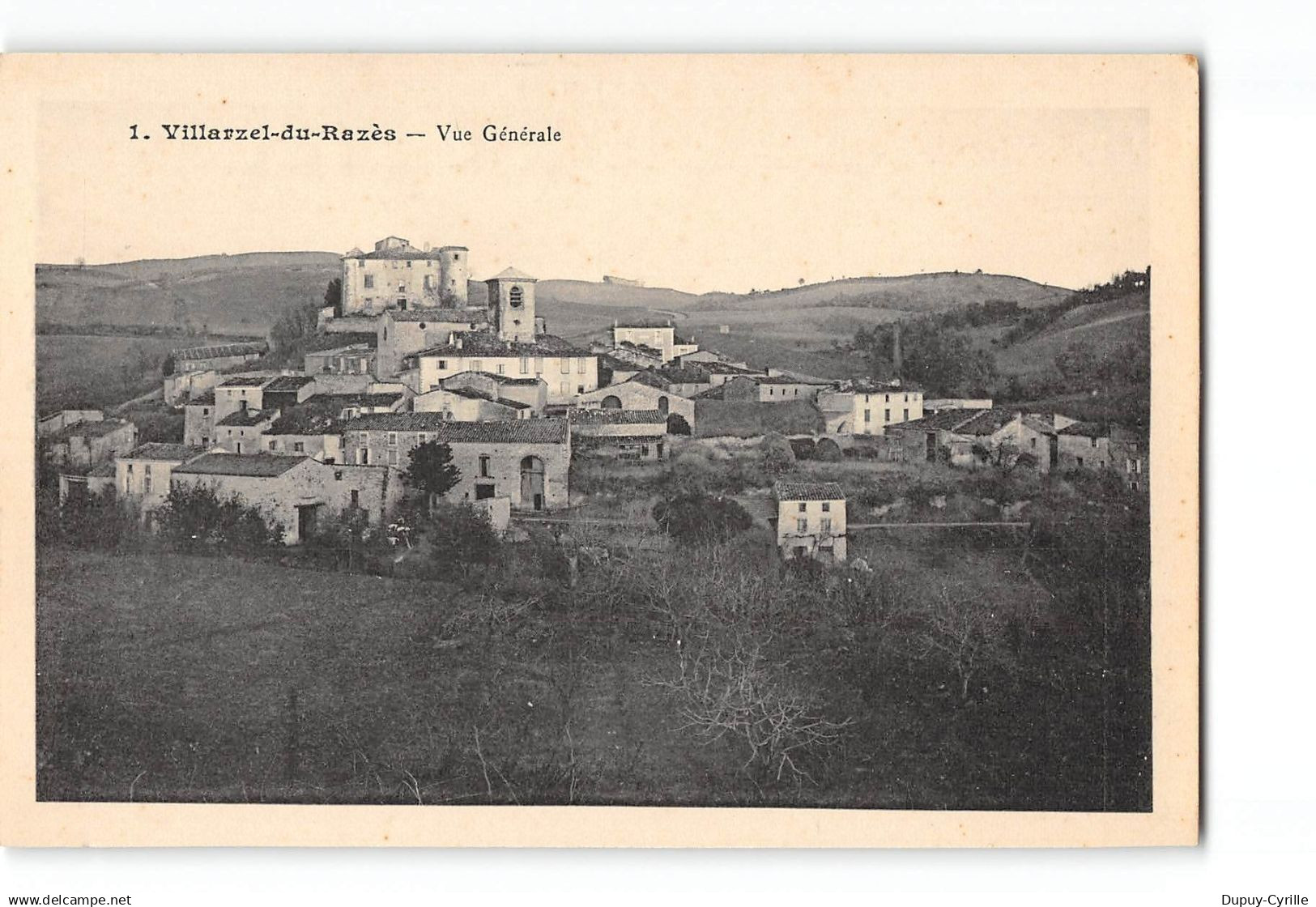 VILLARZEL DU RAZES - Vue générale - très bon état