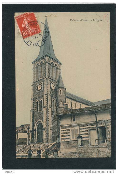 VILLE SUR TOURBE - L'Eglise (belle animation)