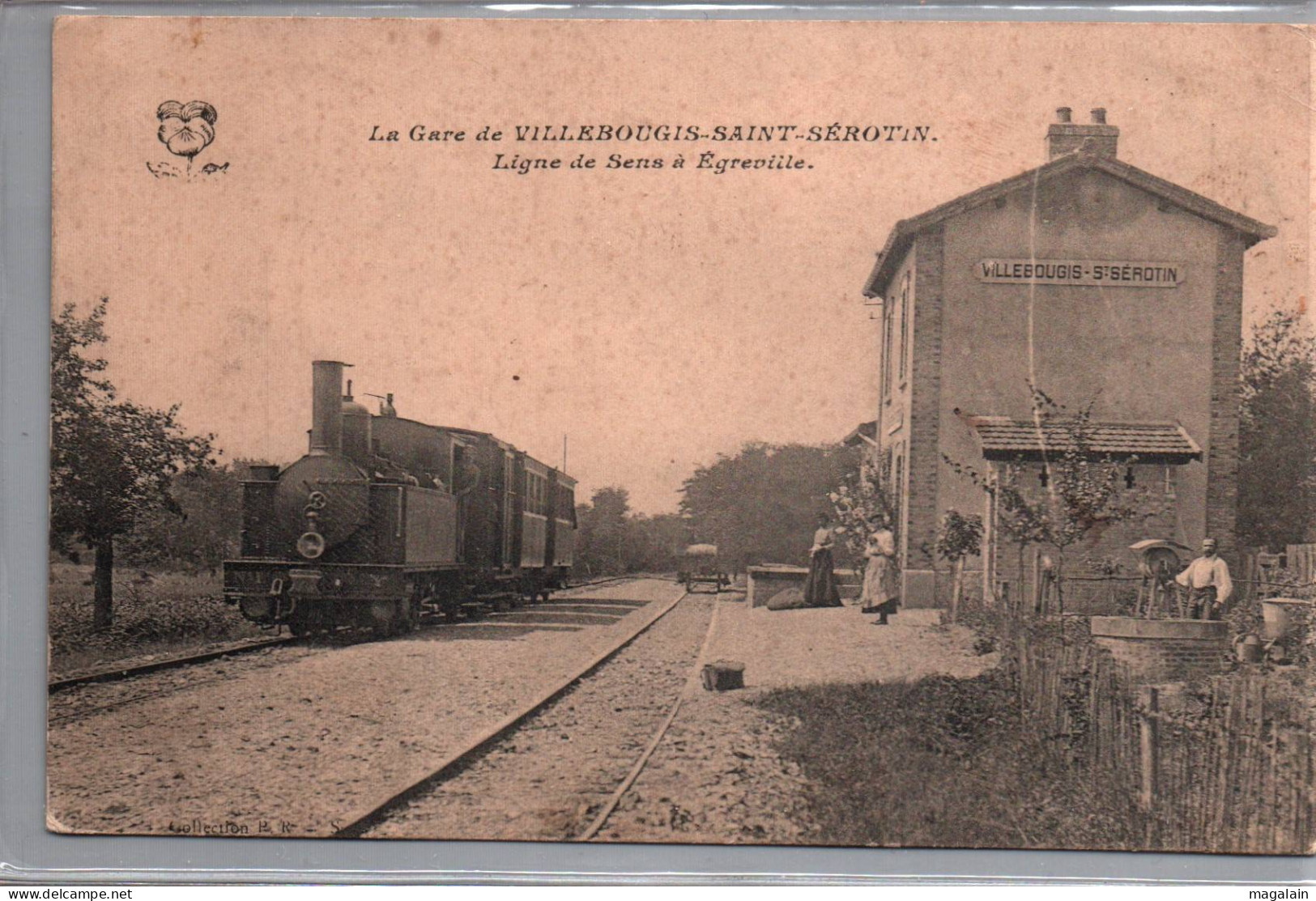 Villebougis St Sérotin : ligne de Sens à Aigreville