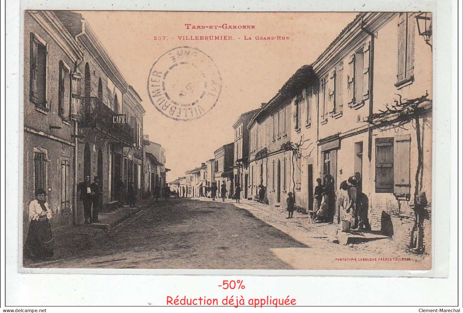 VILLEBRUMIER - La Grand'Rue - très bon état