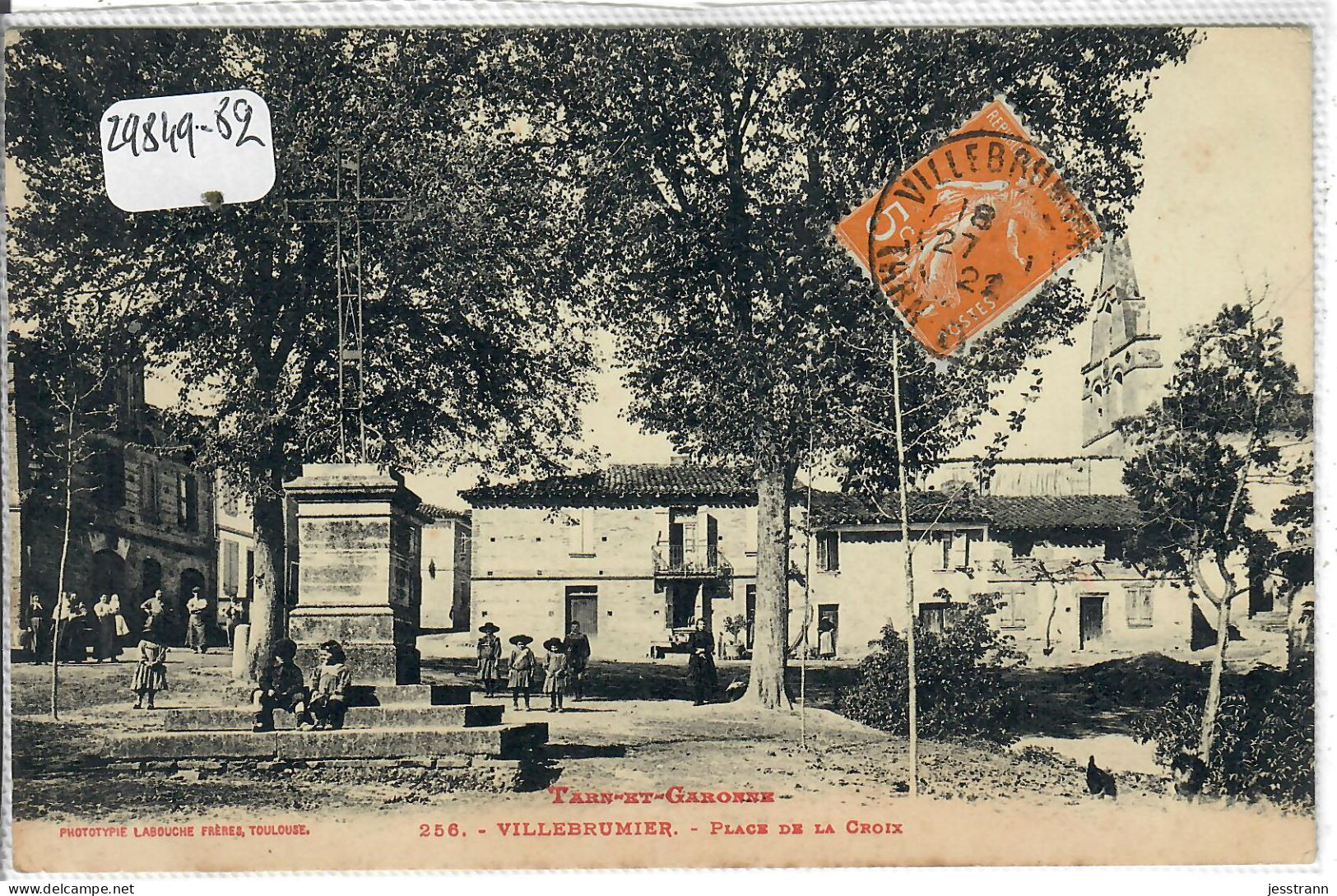 VILLEBRUMIER- PLACE DE LA CROIX- LABOUCHE 256