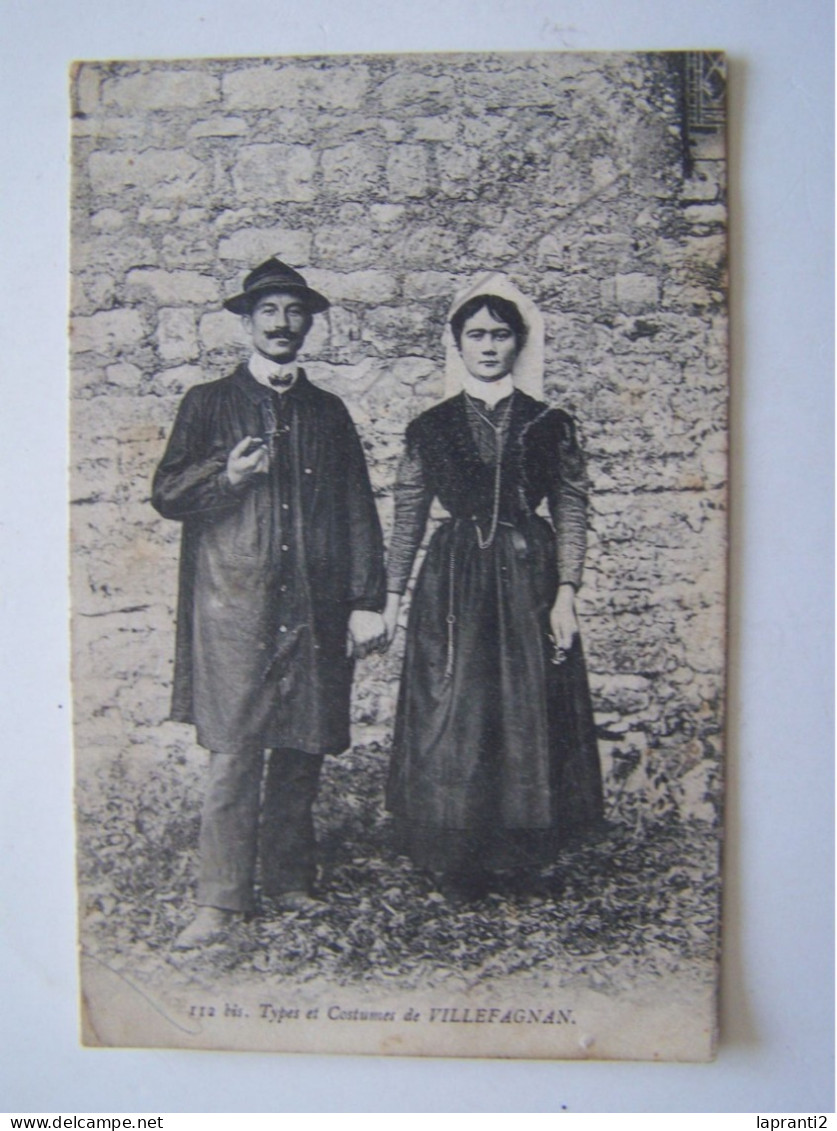 VILLEFAGNAN. CHARENTE. LE FOLKLORE. TYPES ET COSTUMES DE VILLEFAGNAN.  100_6849T