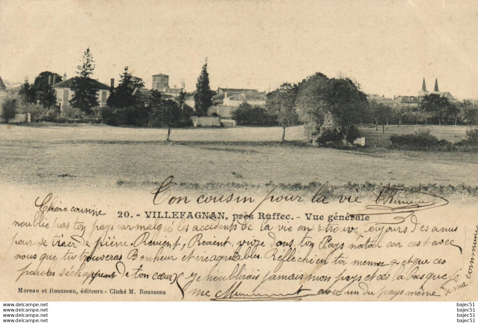 Villefagnan "pionnière 1904"