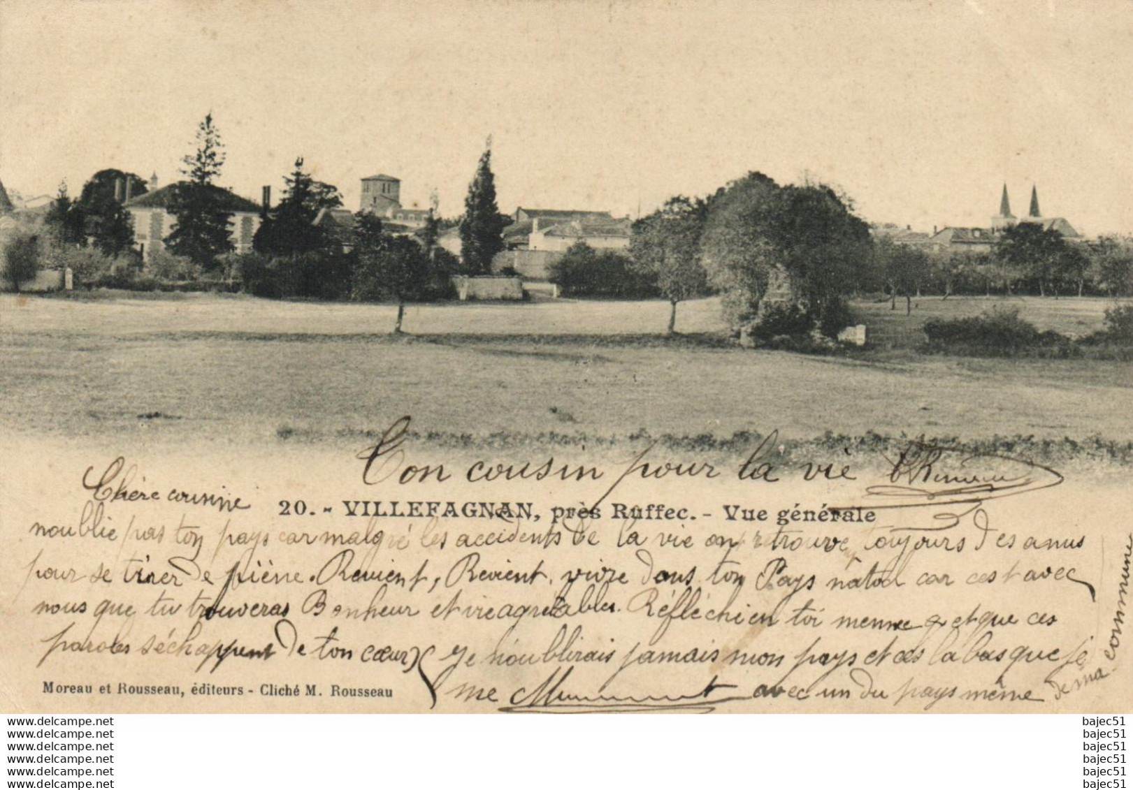 Villefagnan "pionnière 1904"