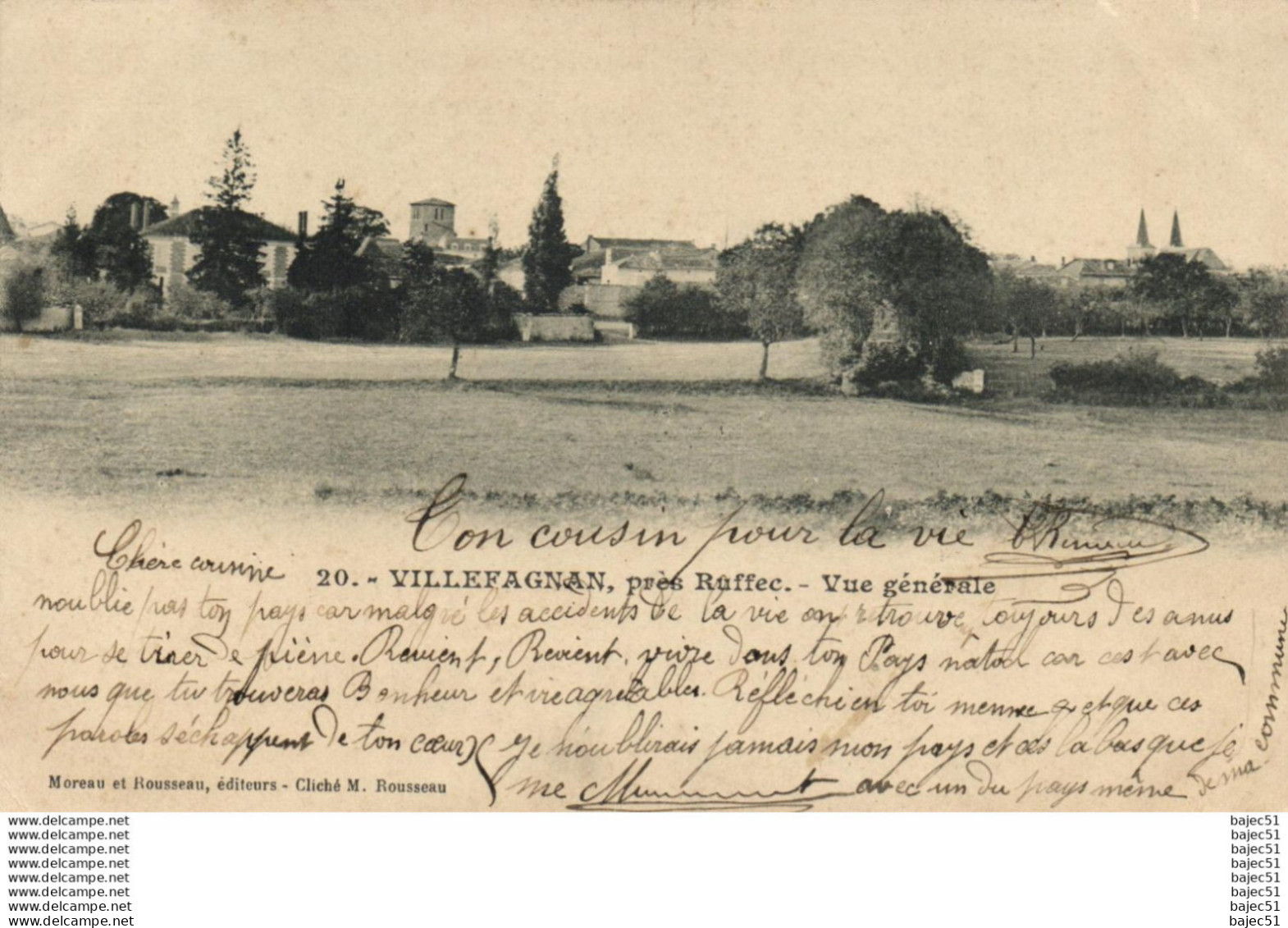 Villefagnan "pionnière 1904"