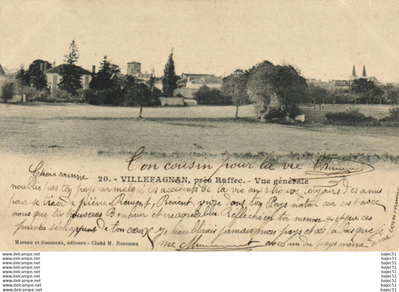 Villefagnan "pionnière 1904"