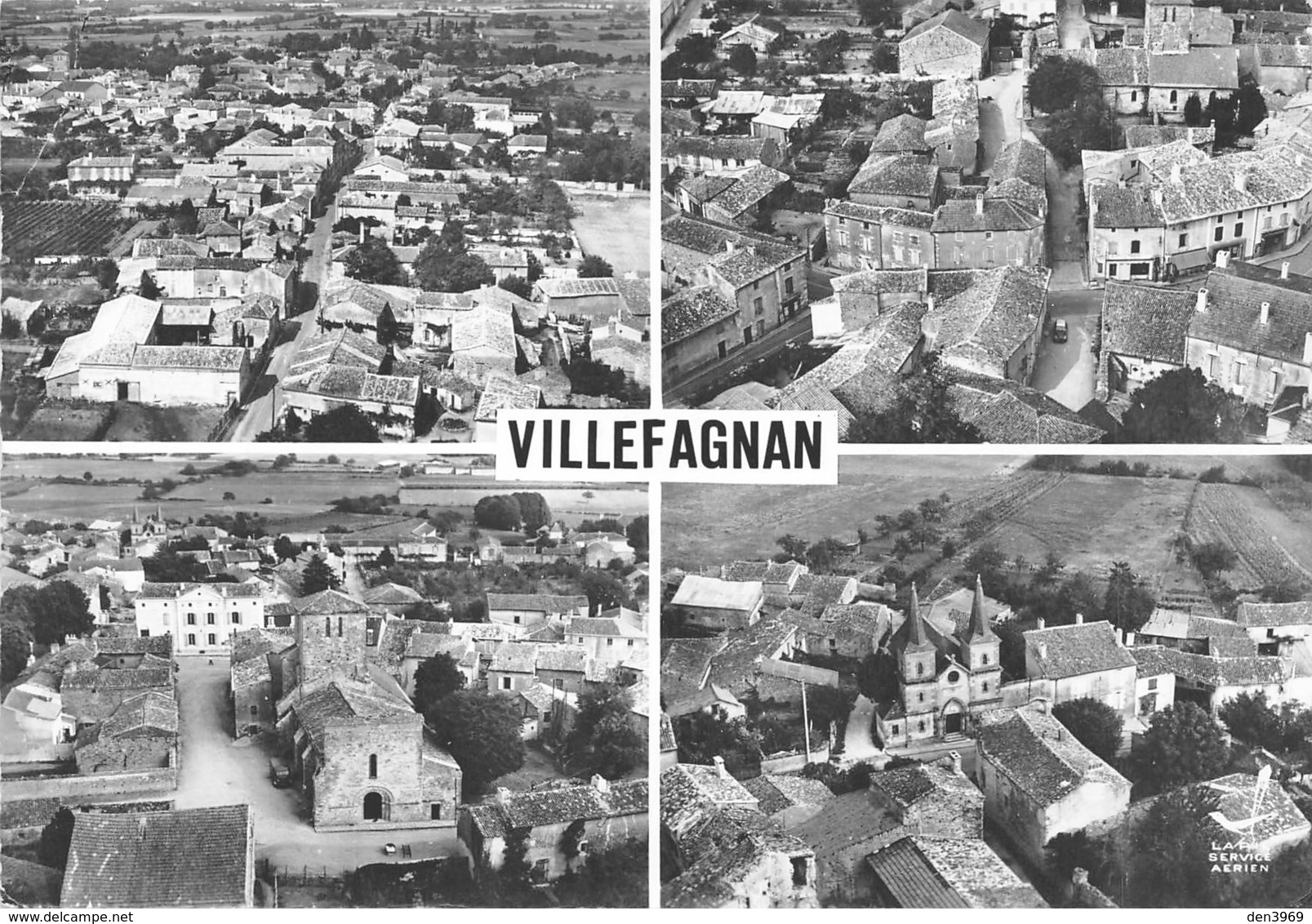 VILLEFAGNAN - Vue générale - L'Eglise - Le Temple