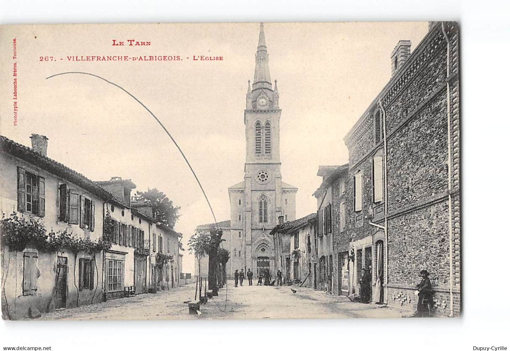 VILLEFRANCHE D'ALBIGEOIS - L'Eglise - très bon état