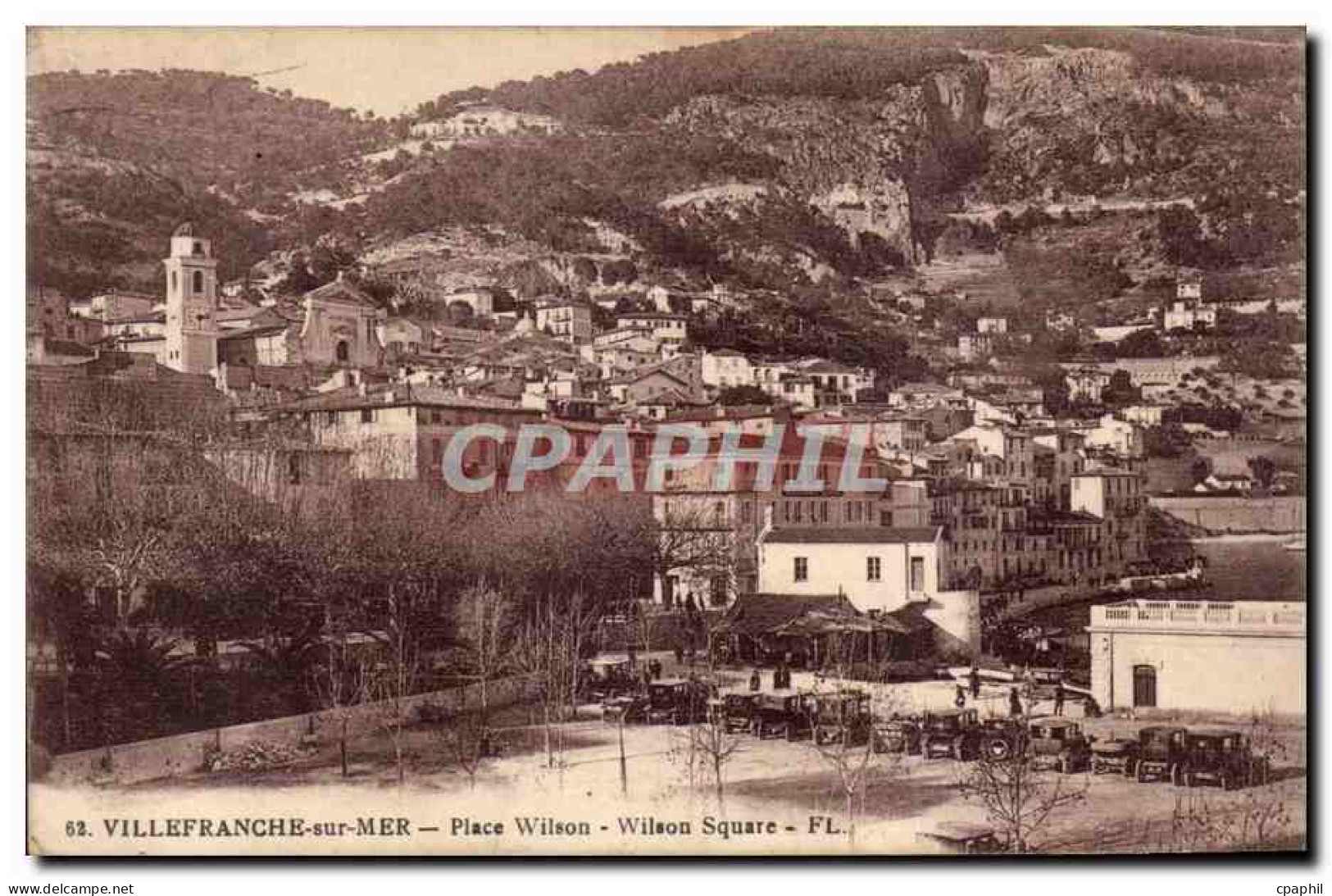 Villefranche sur Mer - Place Wilson - CPA