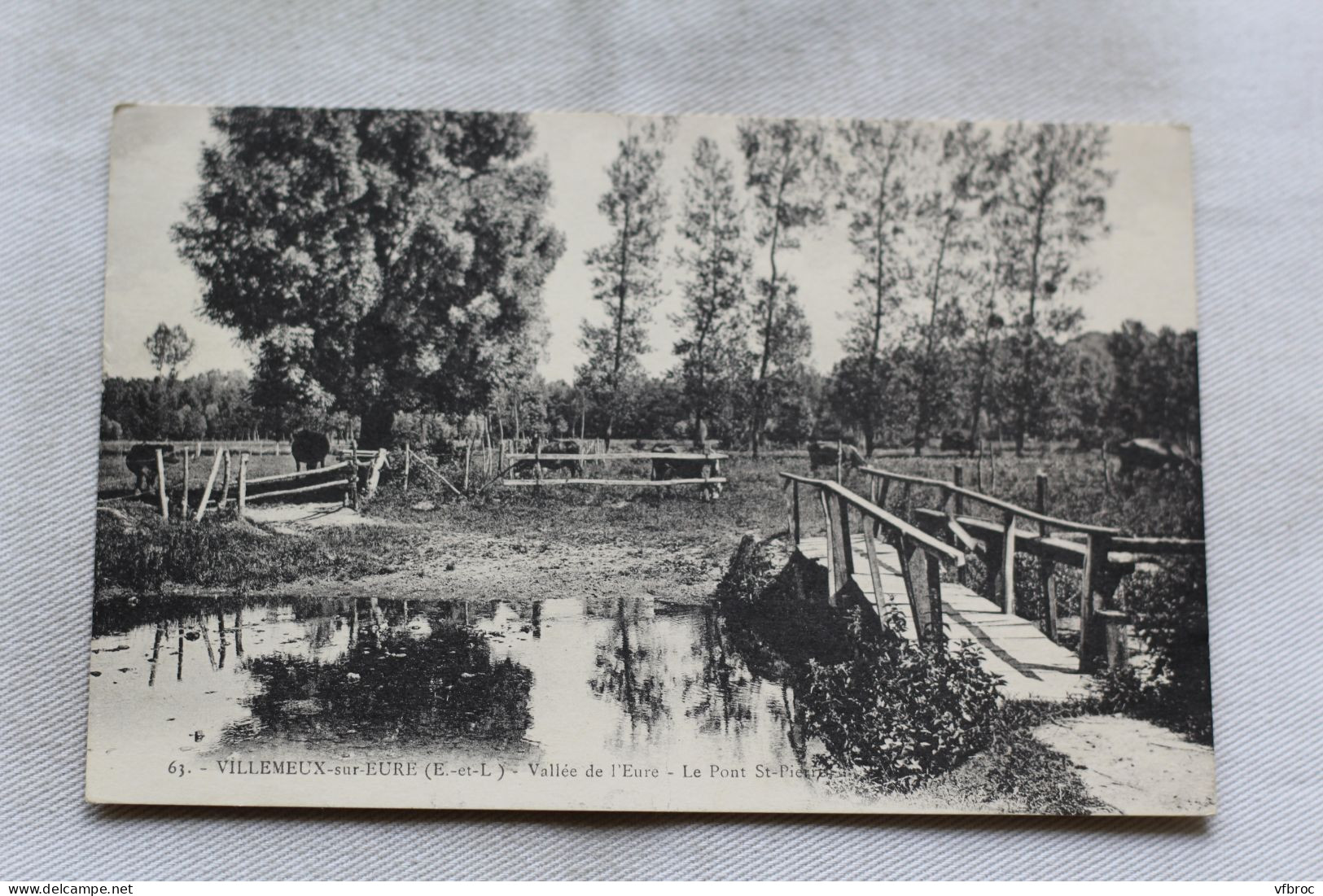 Villemeux sur Eure, le pont saint Pierre, vallée de l'Eure, Eure et Loir 28