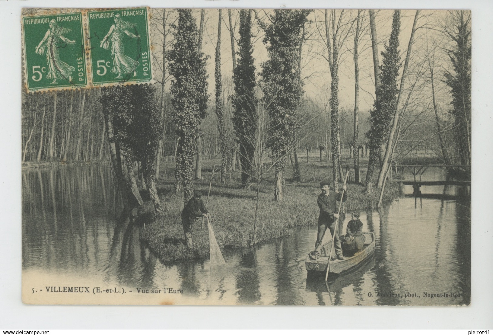 VILLEMEUX SUR EURE - Vue sur l'Eure