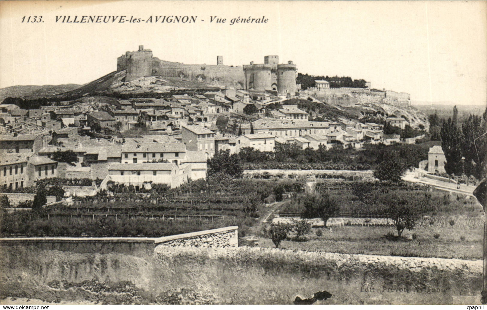 Villeneuve les Avignon CPA Vue generale