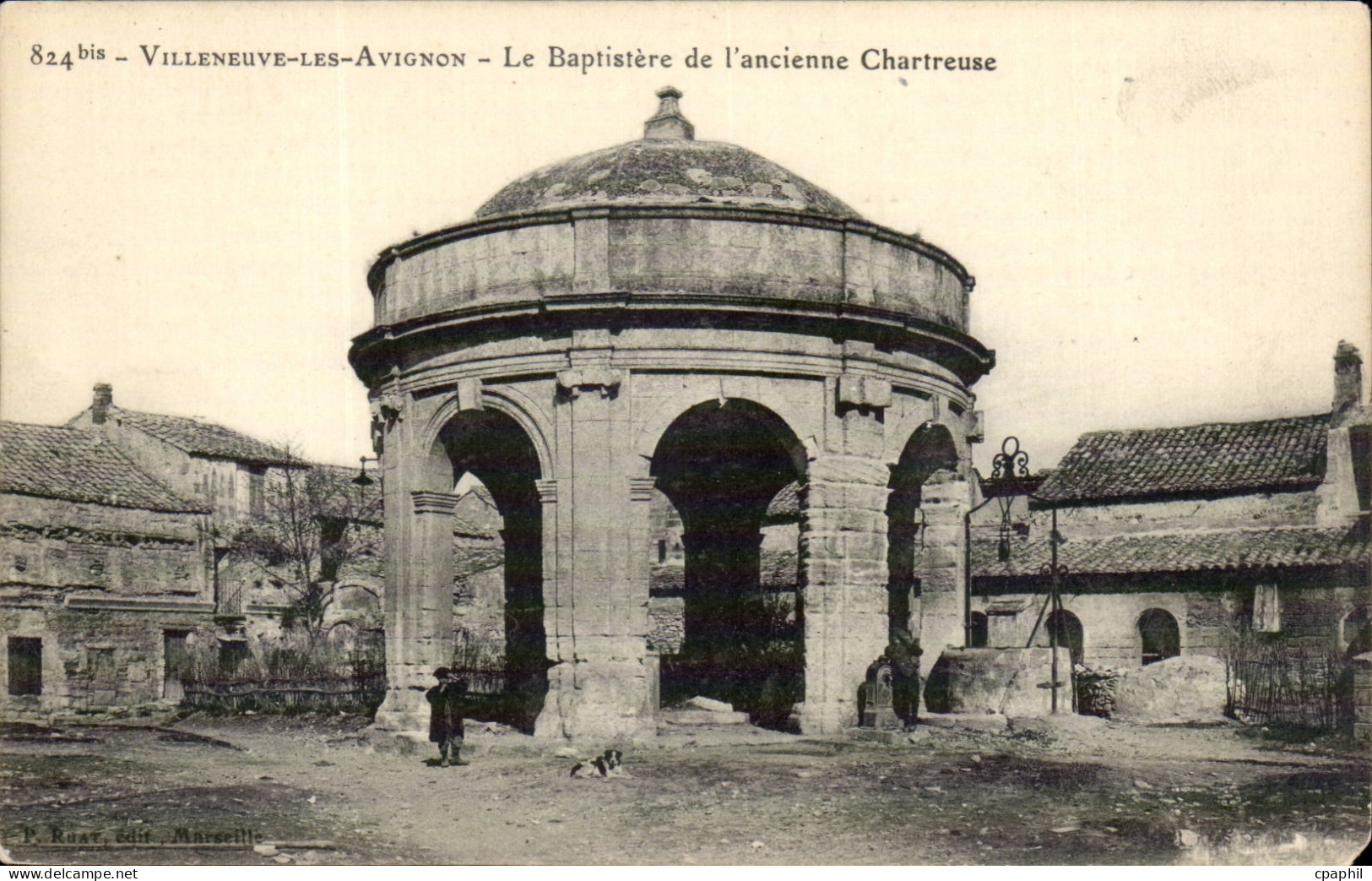 Villeneuve les Avignon - Le Baptistere de l'ancienne Chartreuse - CPA