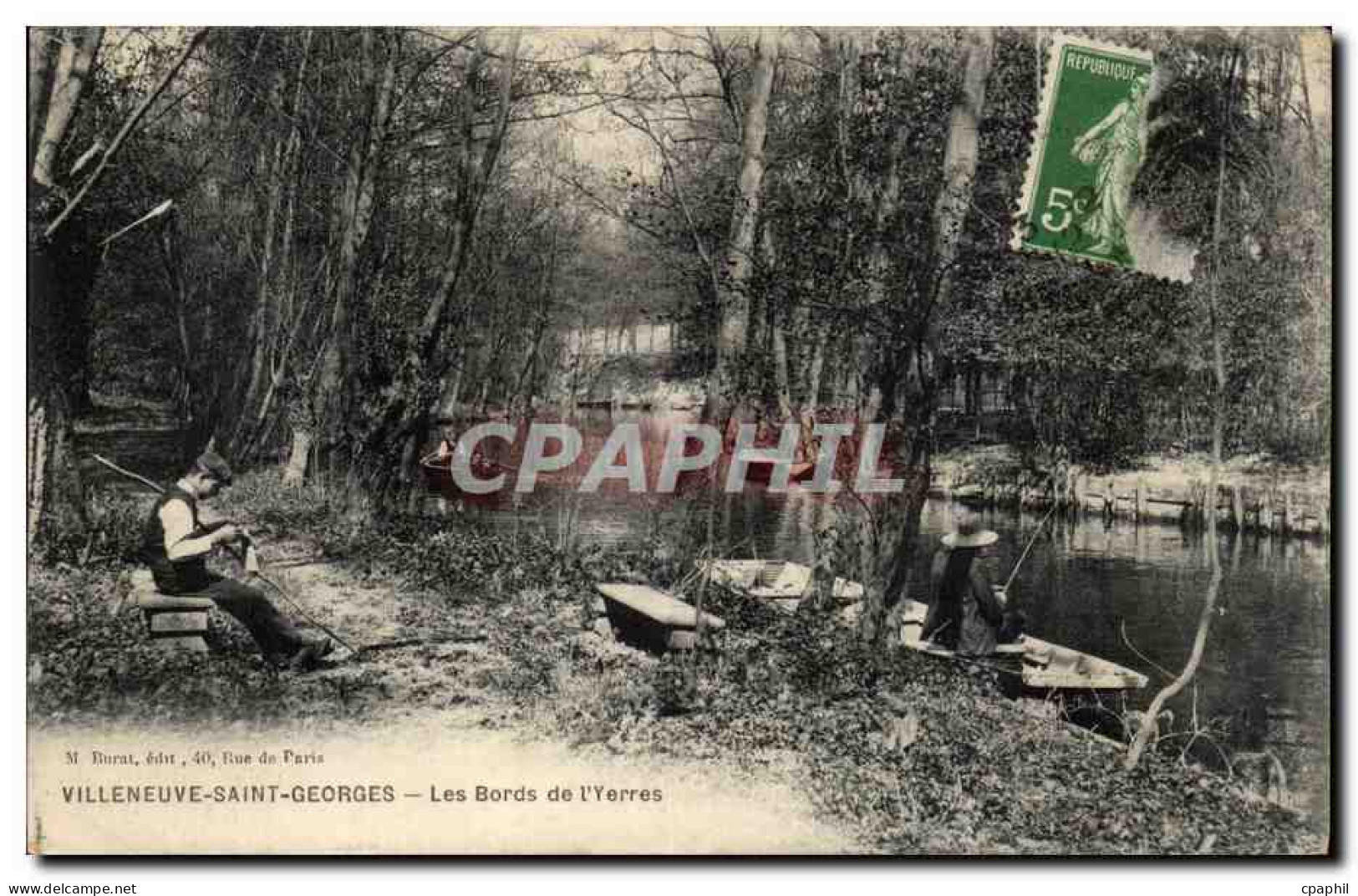Villeneuve Saint Georges CPA Les bords de l'Yerres