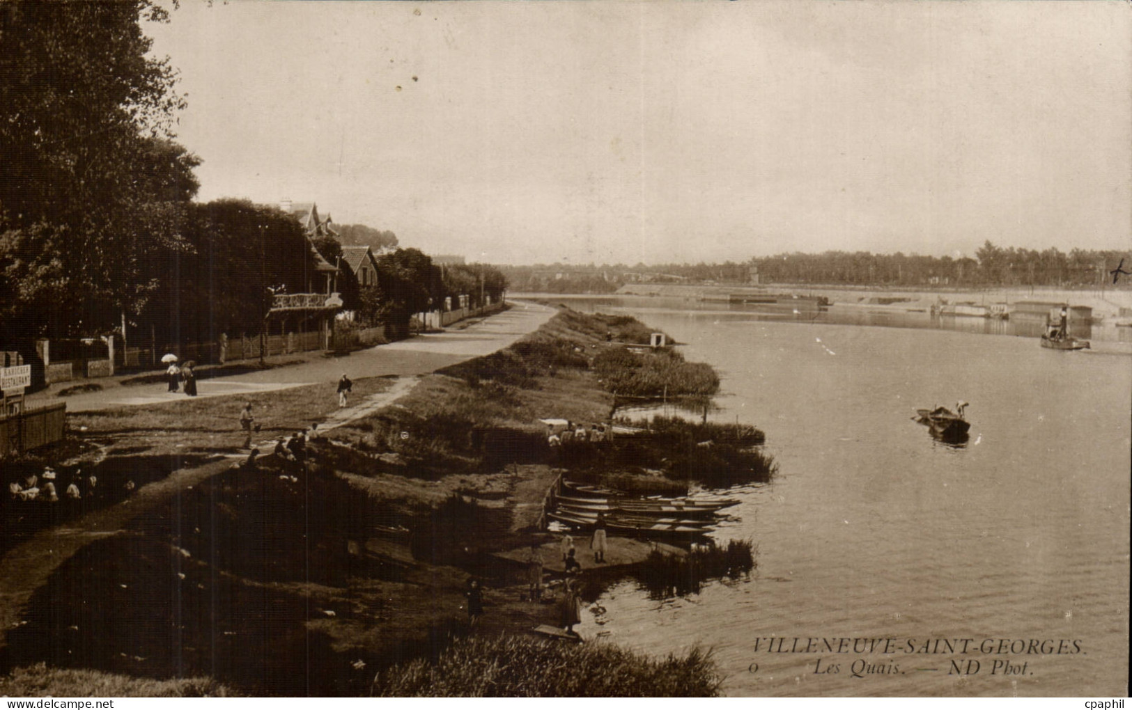 Villeneuve Saint Georges CPA les quais